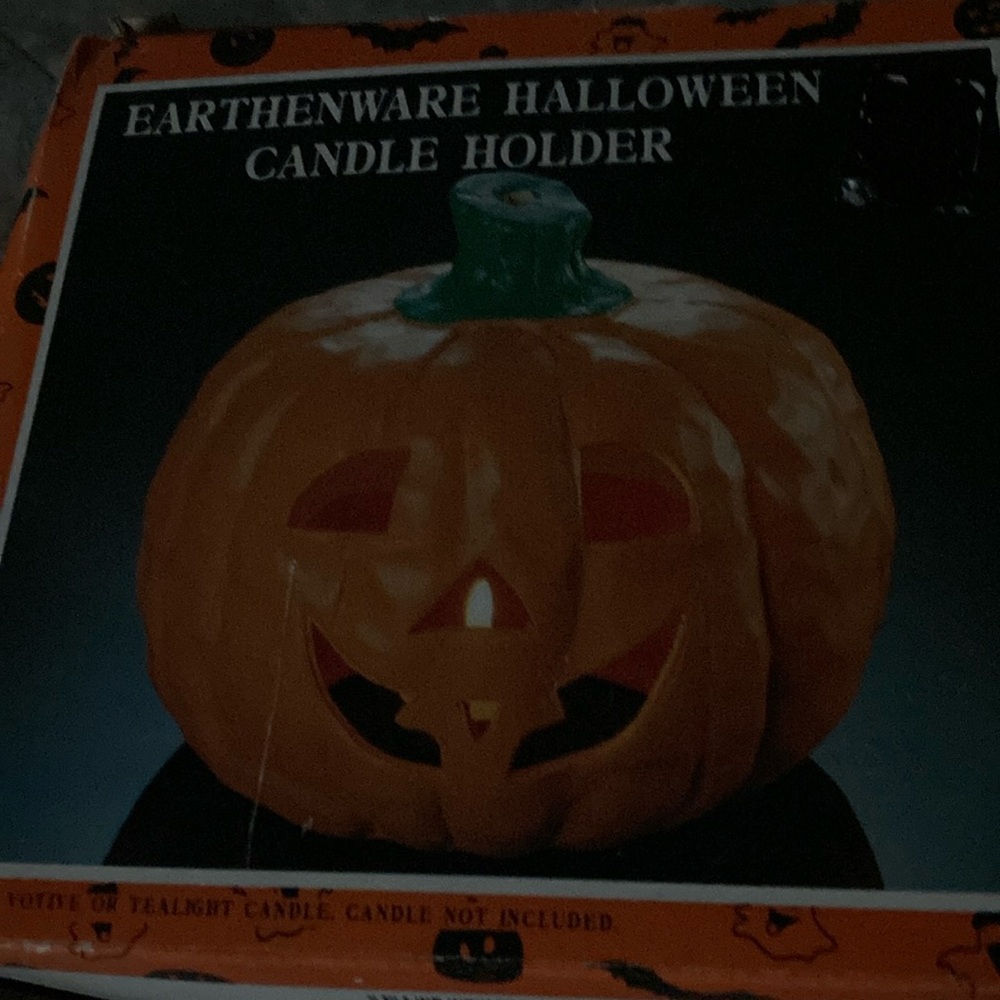 Earthenware Candle holder.